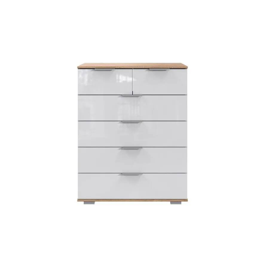 Kommode Peyton C weiss Holzwerkstoff B 82 H 102 cm