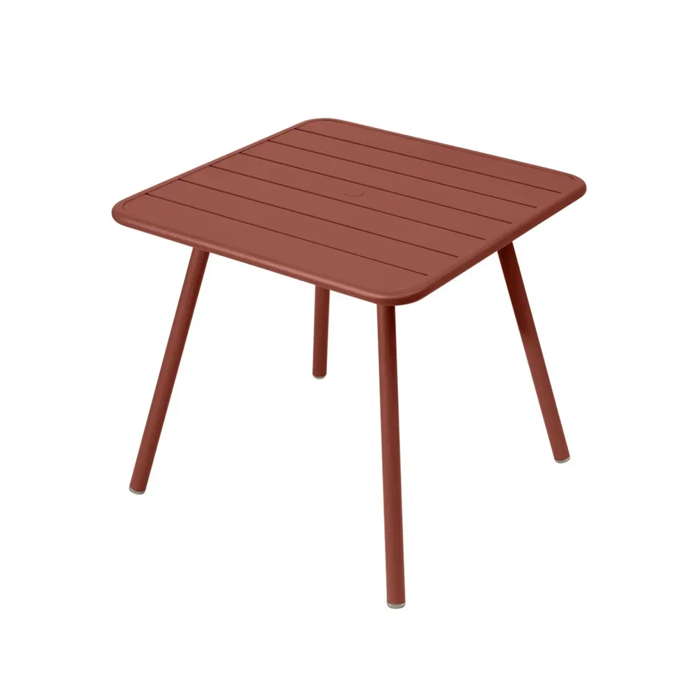 Fermob Luxembourg bord 80x80 cm Red ochre (röd)