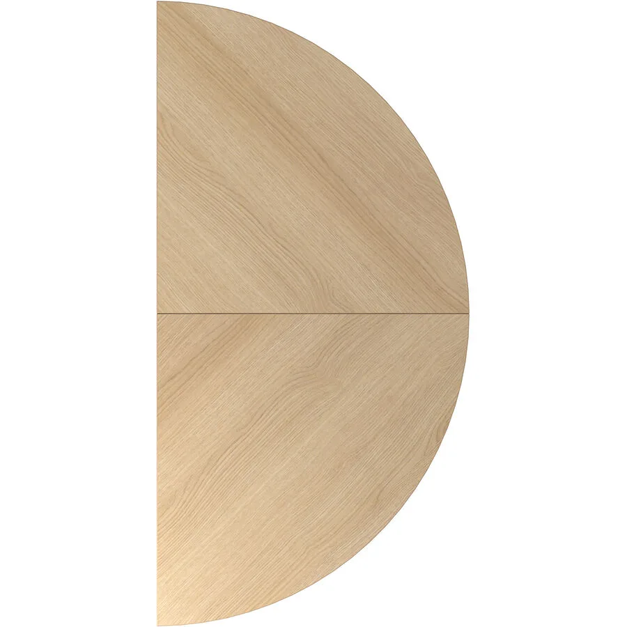 Anbautisch Office eiche Holzwerkstoff Höhenverstellbar B 160 T 80 cm