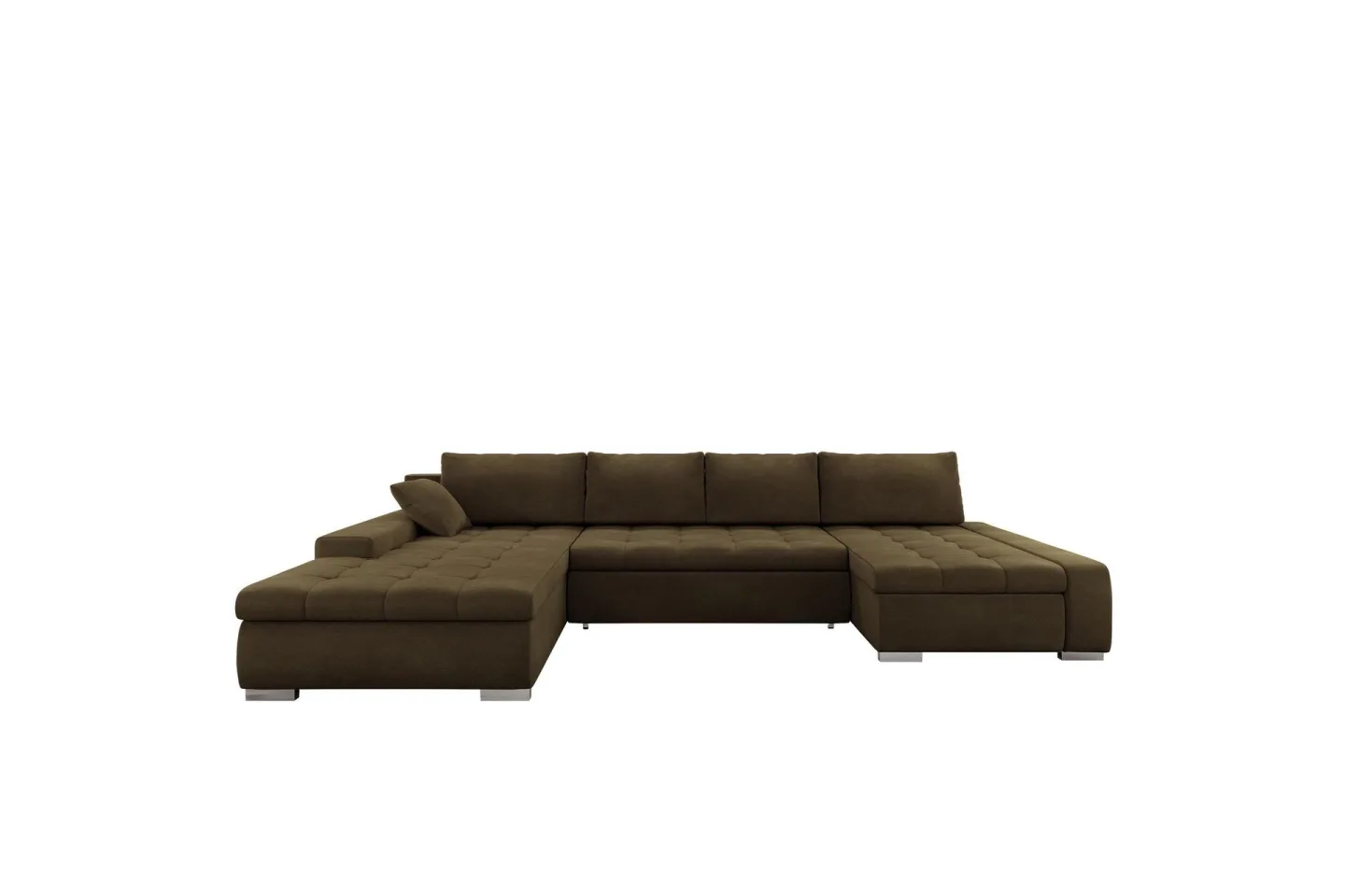 Gamal Soffa Dubbeldivan 4-sits - Brun