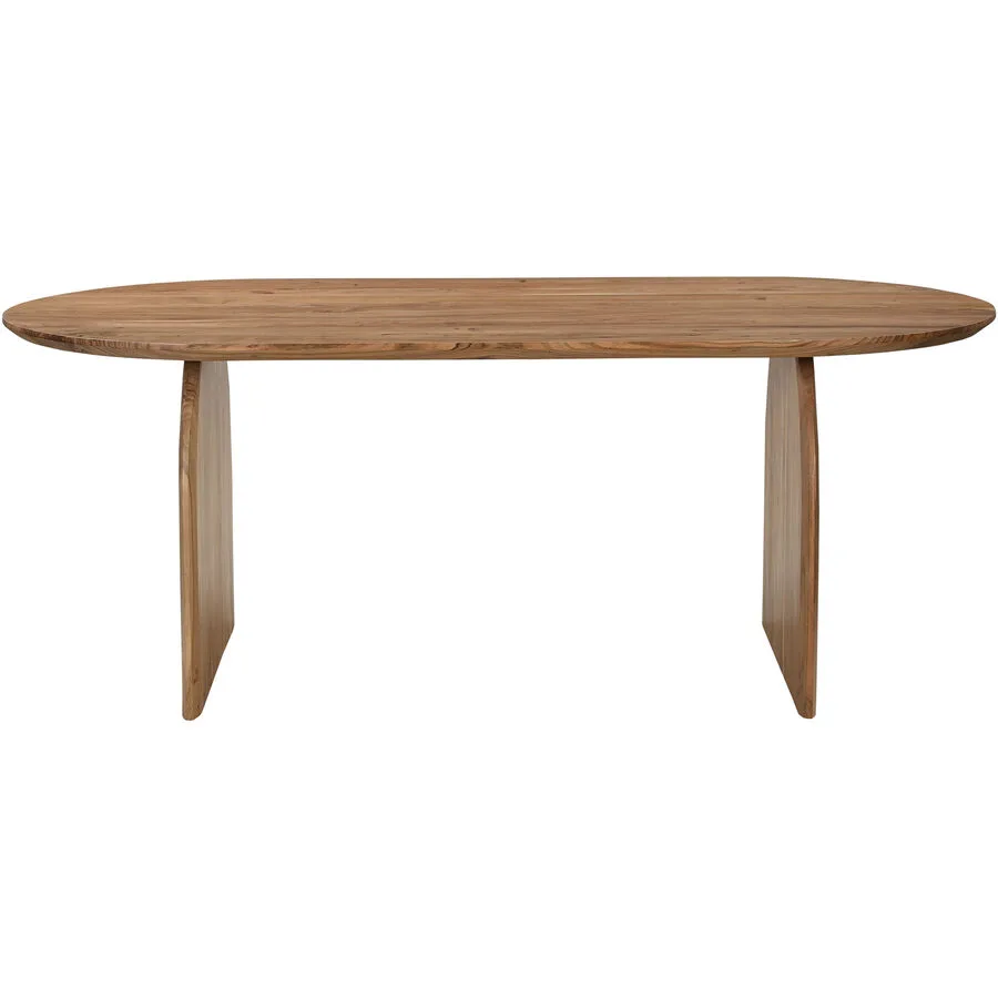 Tisch Acacia Braun Holz 200 cm - Farbe: Akazie natur