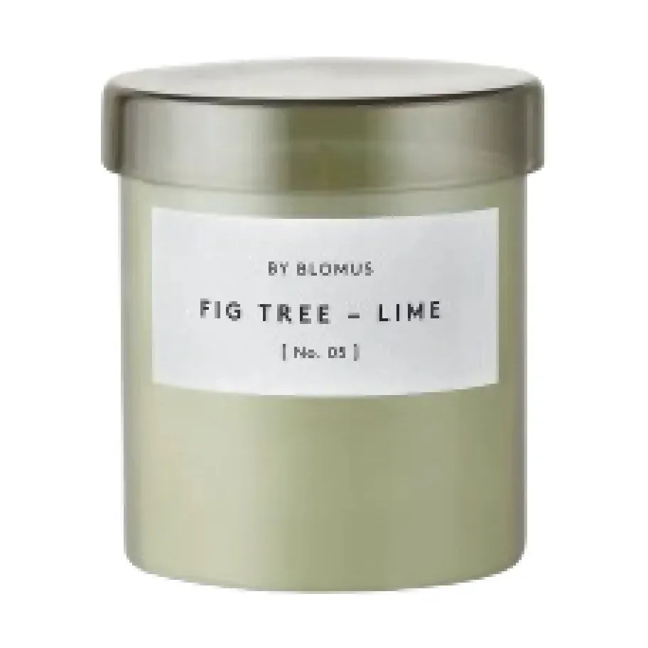 blomus Valoa Duftkerze 45 Stunden Fikon/Lime Agave Green
