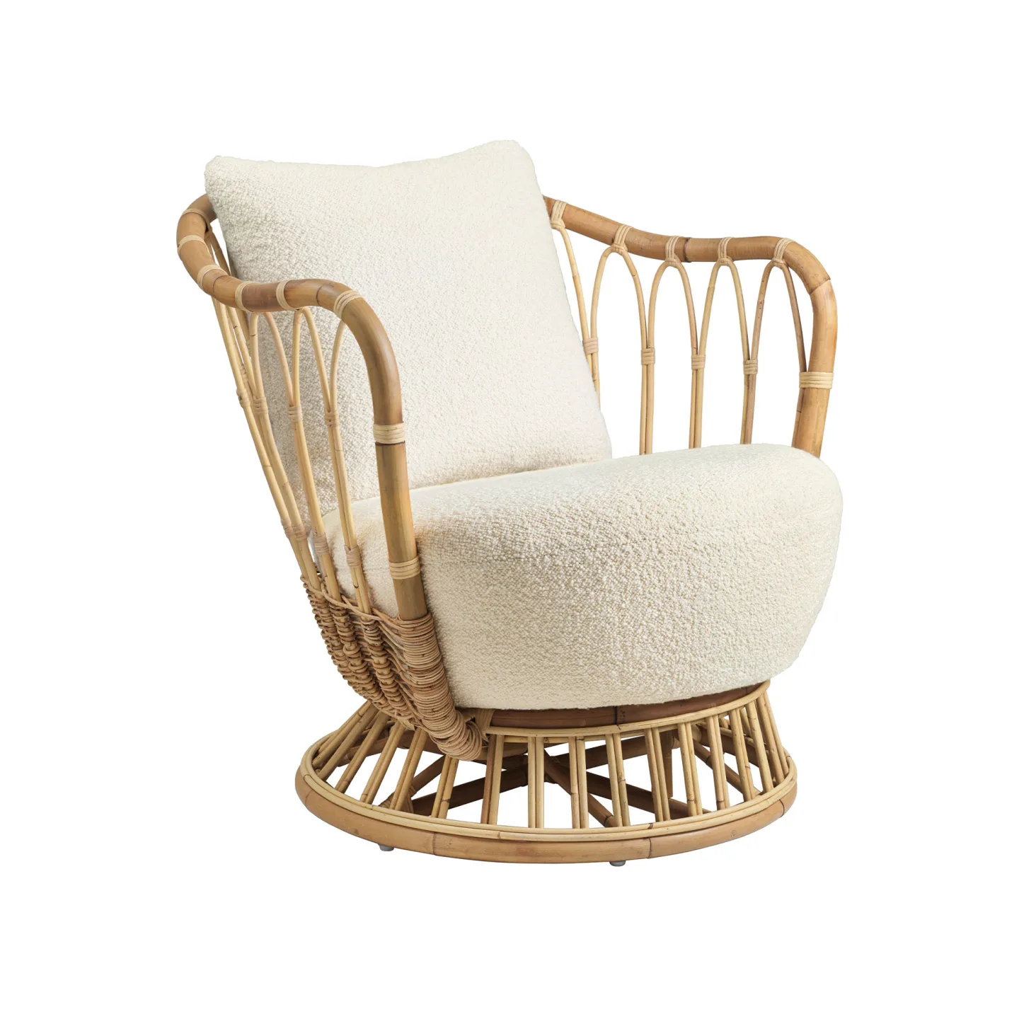 Gubi - Grace Lounge Chair Karakorum 001 - Fåtöljer - Tove Kindt-Larsen - Träfärgad - Trä/Textilmaterial