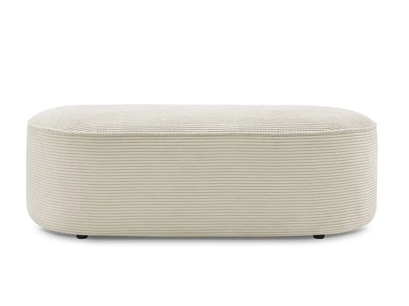 Hocker BOBOCHIC ROUSSEAU 70x140x45cm cord-stoff beige