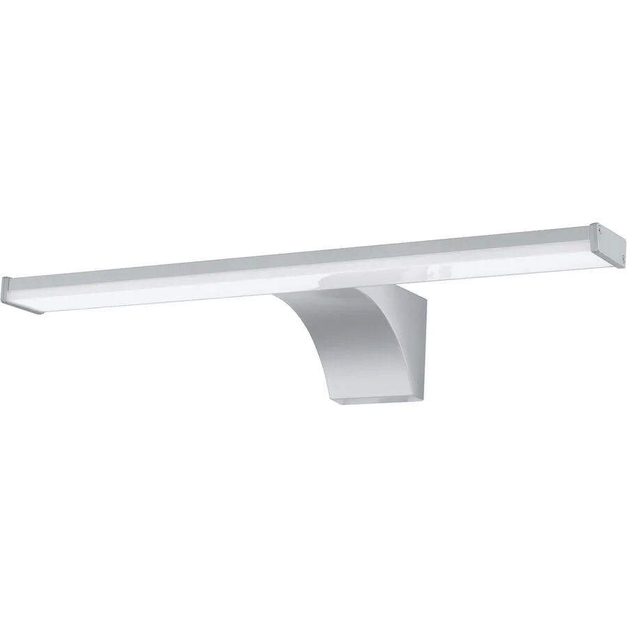 Eglo Wandlampe Pandella 2 Silber/Grau Kunststoff 7.5 cm - Farbe: Silber/chrom - LED - Lichtfarbe: Helles Neutralweiss - Wandlampe- LED