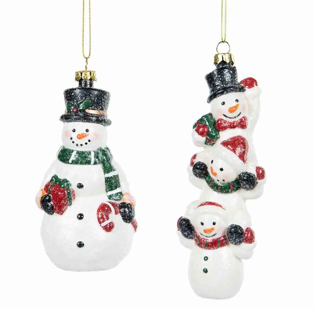 Julgranspynt snögubbar 2 st