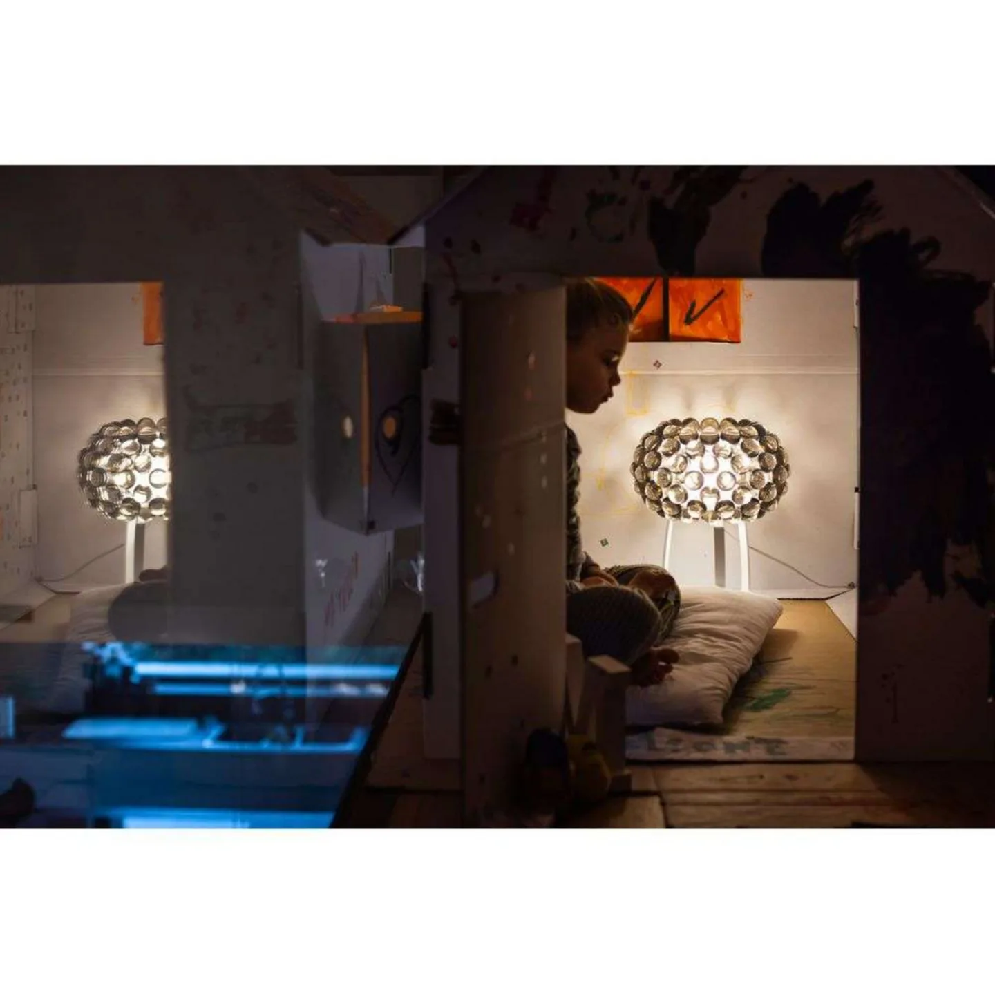 Caboche Plus LED Bordlampe Transparent - Foscarini - Stue - Metal