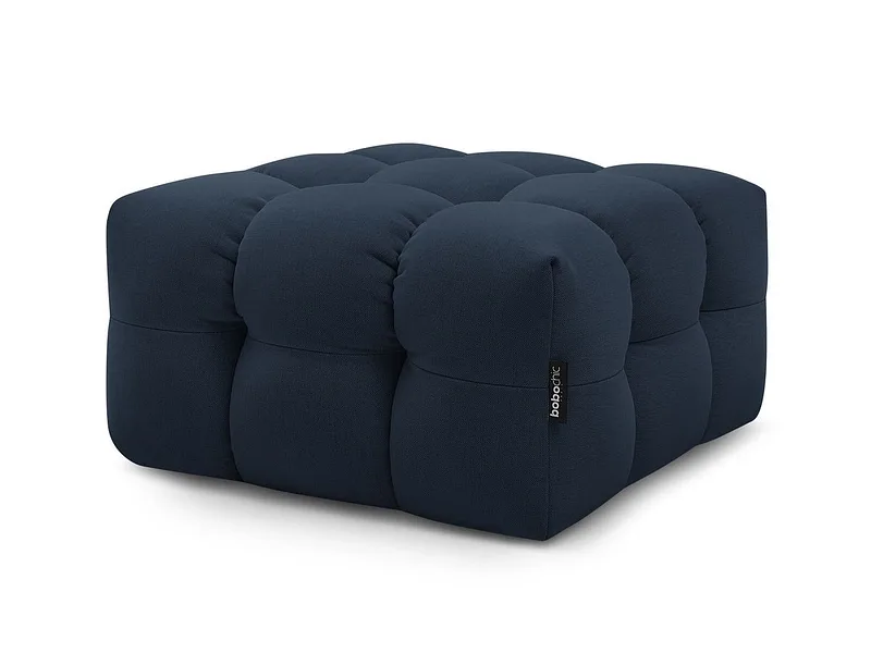 Hocker BOBOCHIC CLOUD 84x84x43cm stoff dunkelblau