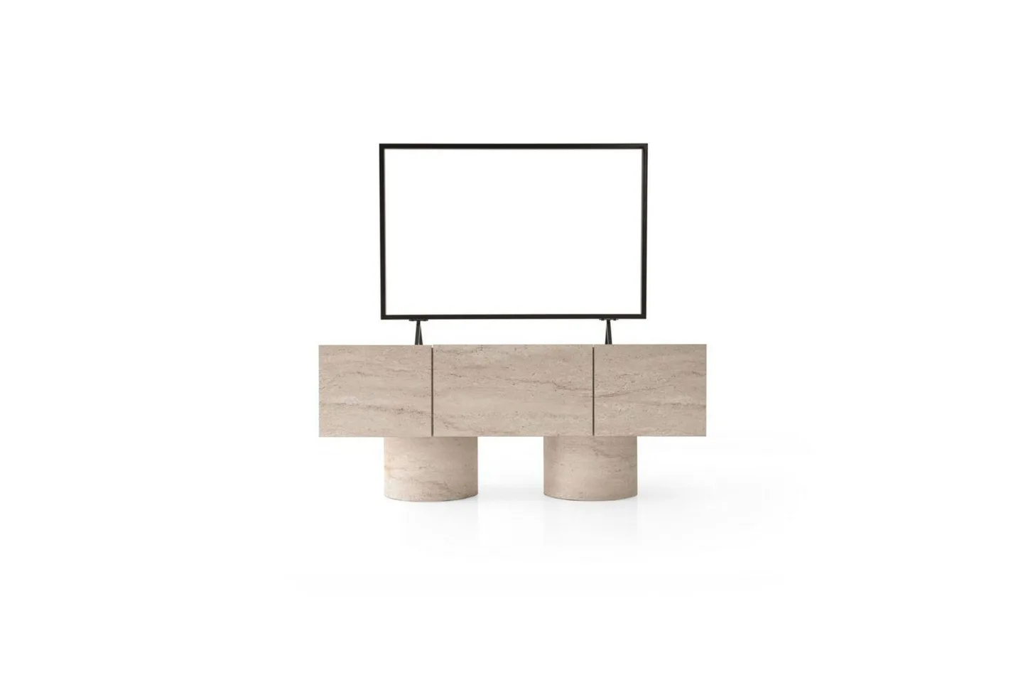 Abbas Tv-bänk 150 cm - Travertine