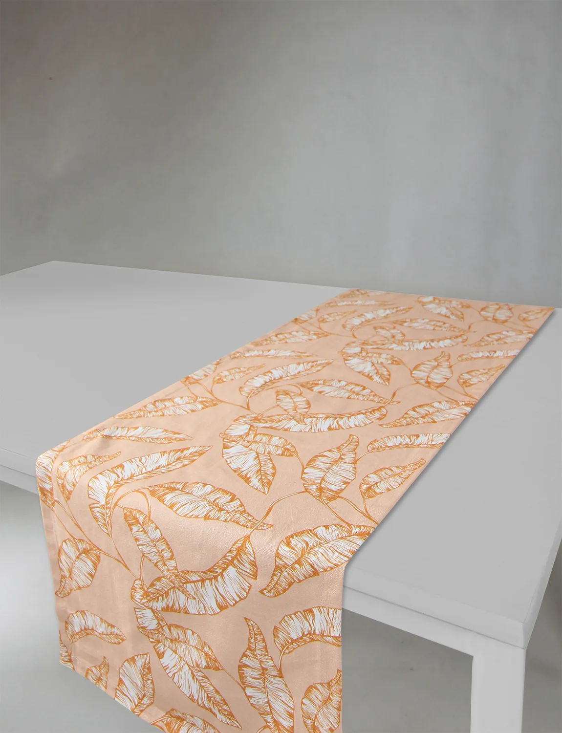 Løpere - Leaves (oransje) (Størrelse: 40 x 140 cm)