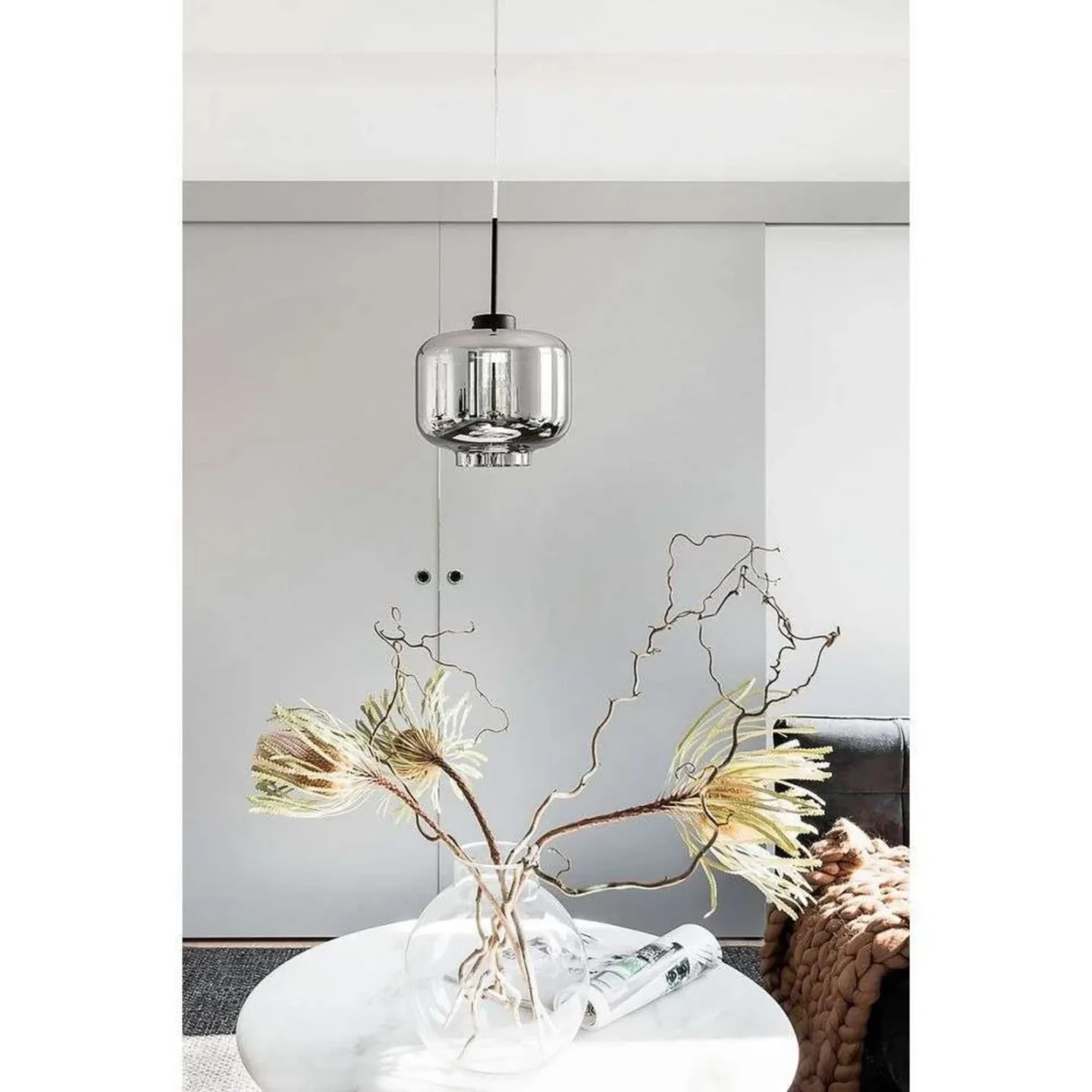 Ritz Pendel Smoke - Globen Lighting - Stue - Glas