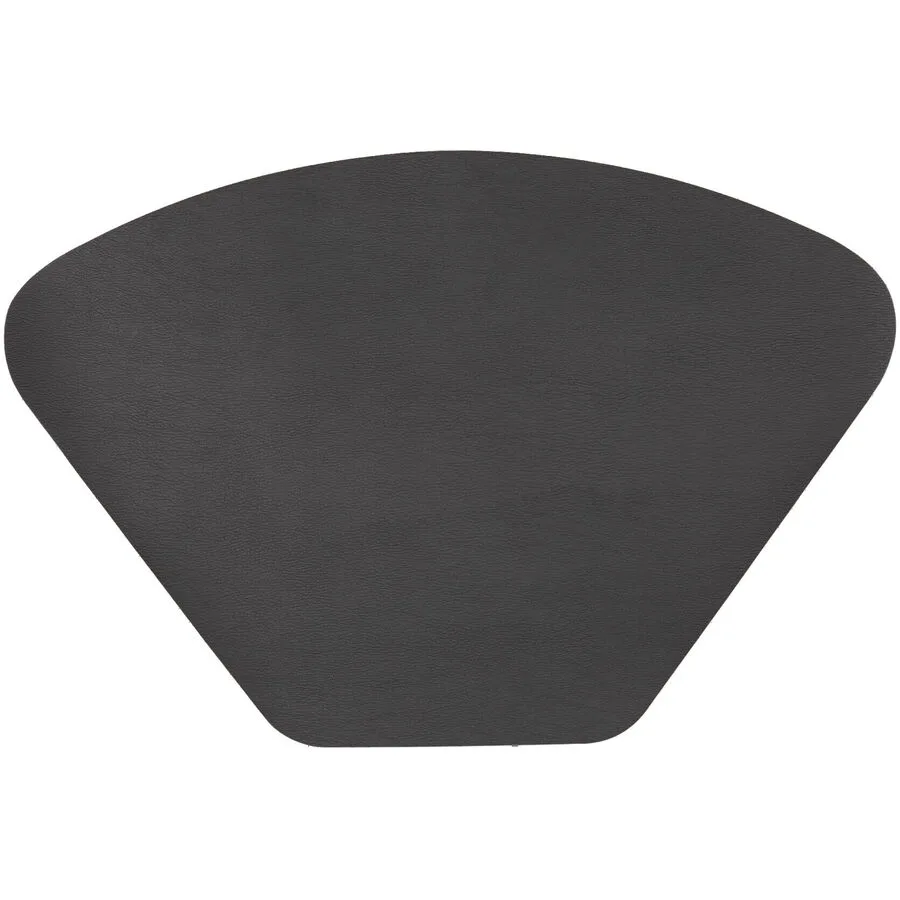 ZICZAC Tischset Togo Wedge Schwarz Kunstleder 32 x 48 cm
