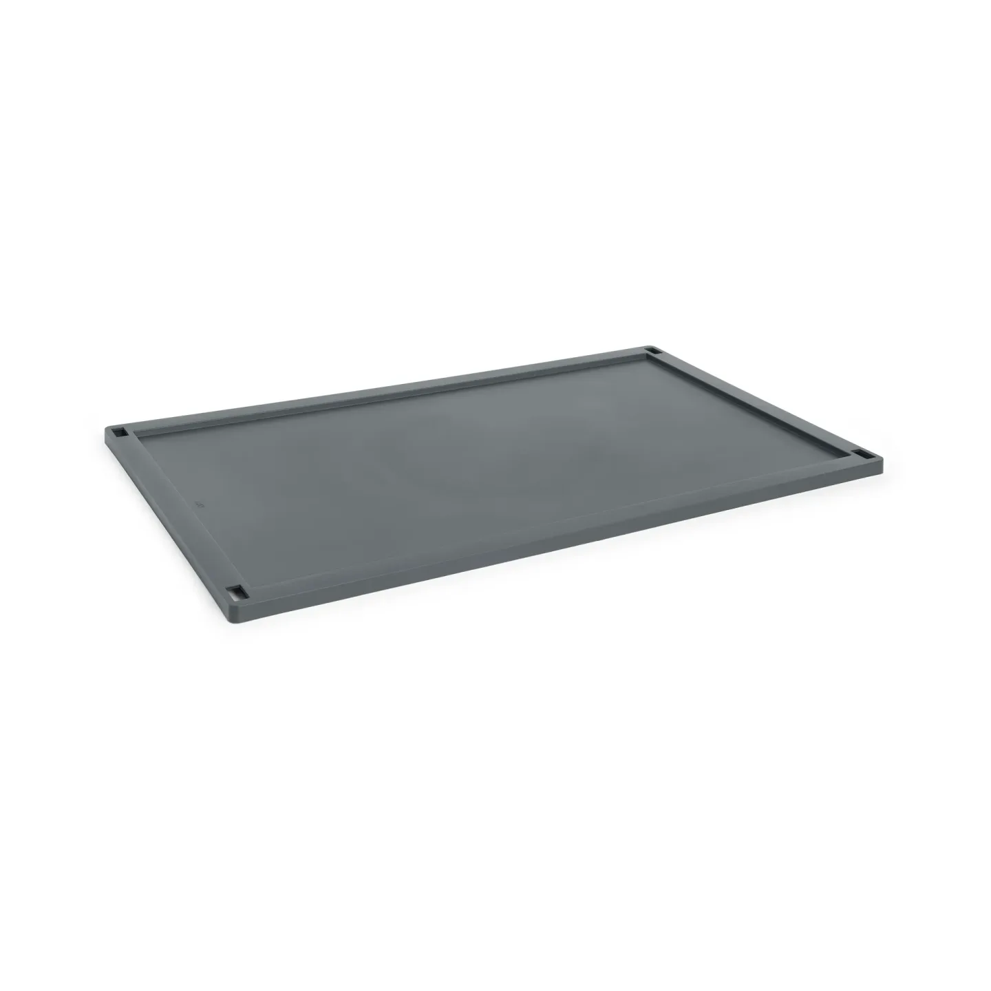 HAY Colour Crate lock plastic x-large Charcoal