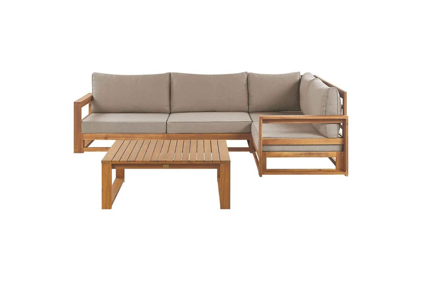 Loungegrupp Timor Ljus trä/beige, Ja, Vänstervänd - Ljus trä/beige, Ja, Vänstervänd