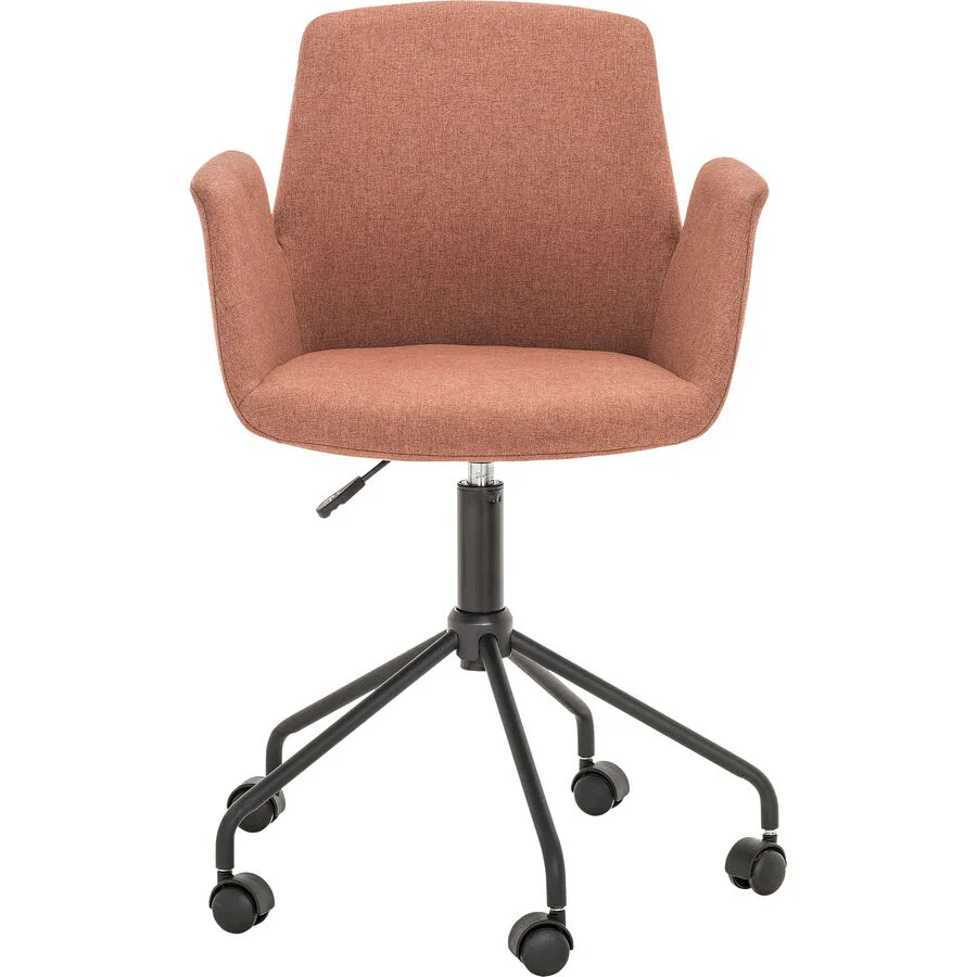 Bürostuhl Lia altrosa Metall/Alu/Kunststoff H 81.5 cm