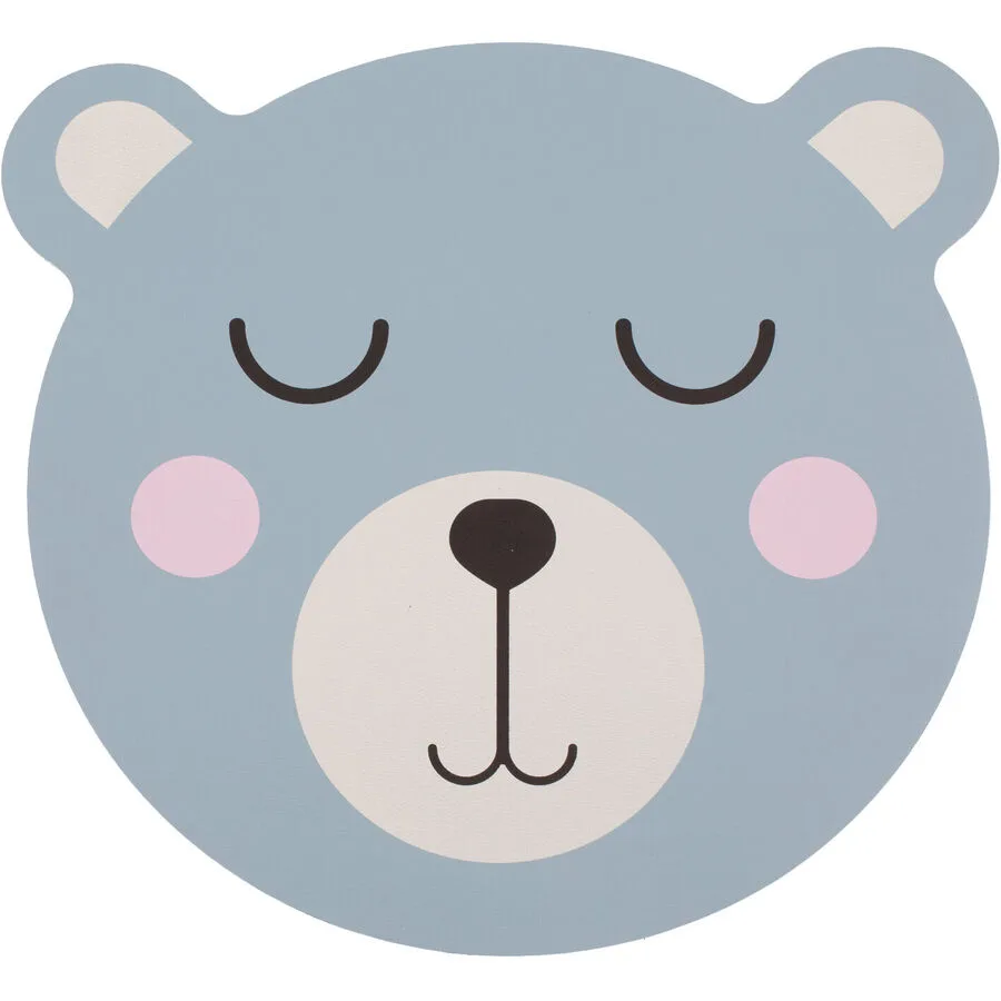 ZICZAC Tischset Togo Kids Blau Kunstleder 38 x 38 cm