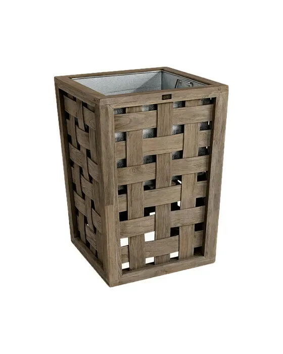 Caprice blomkasse teak charcoal
