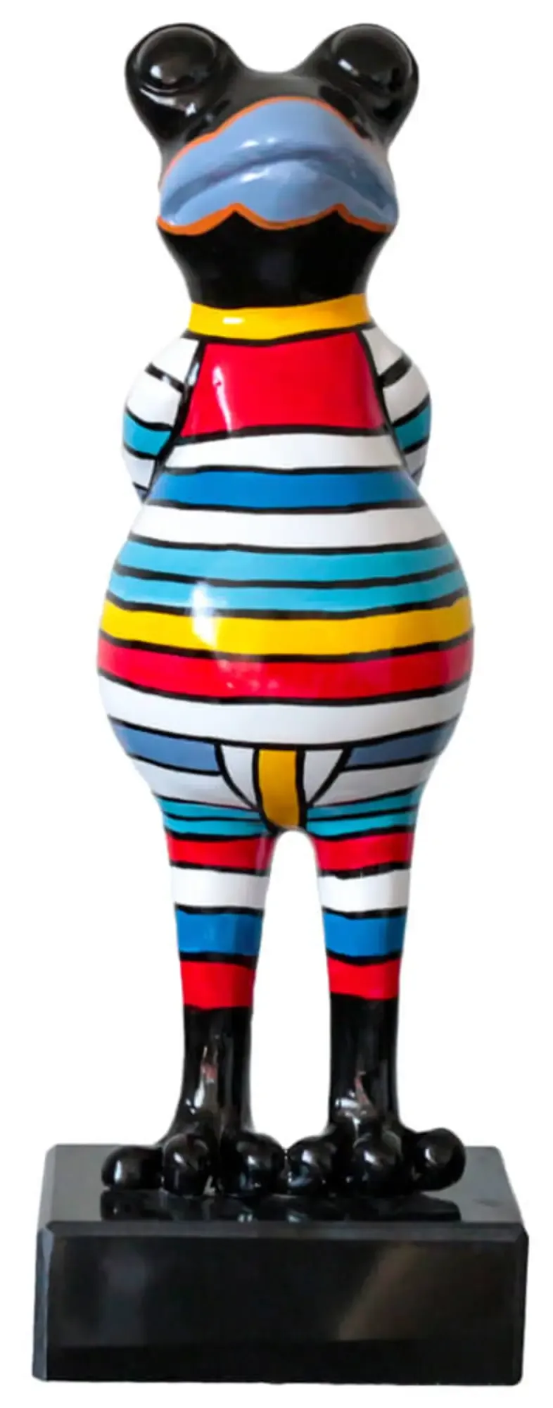 image LAND Skulptur Gestreifter Frosch | Schubiger Möbel
