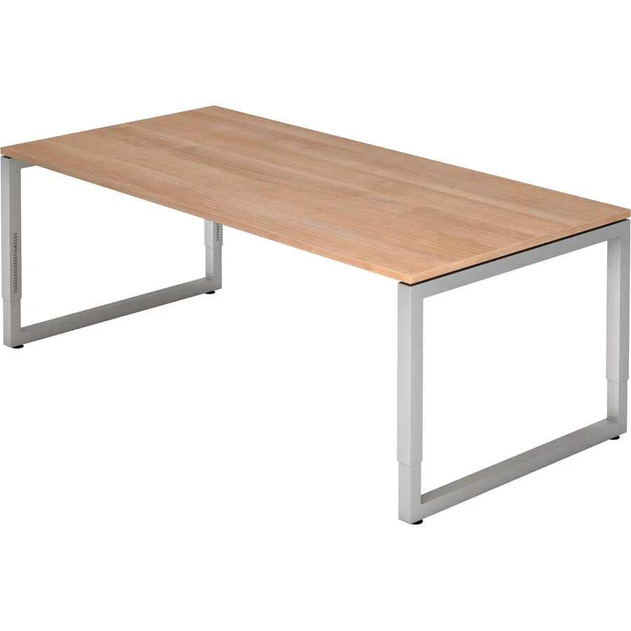 Schreibtisch Office nussbaum Holzwerkstoff B 200 T 100 cm