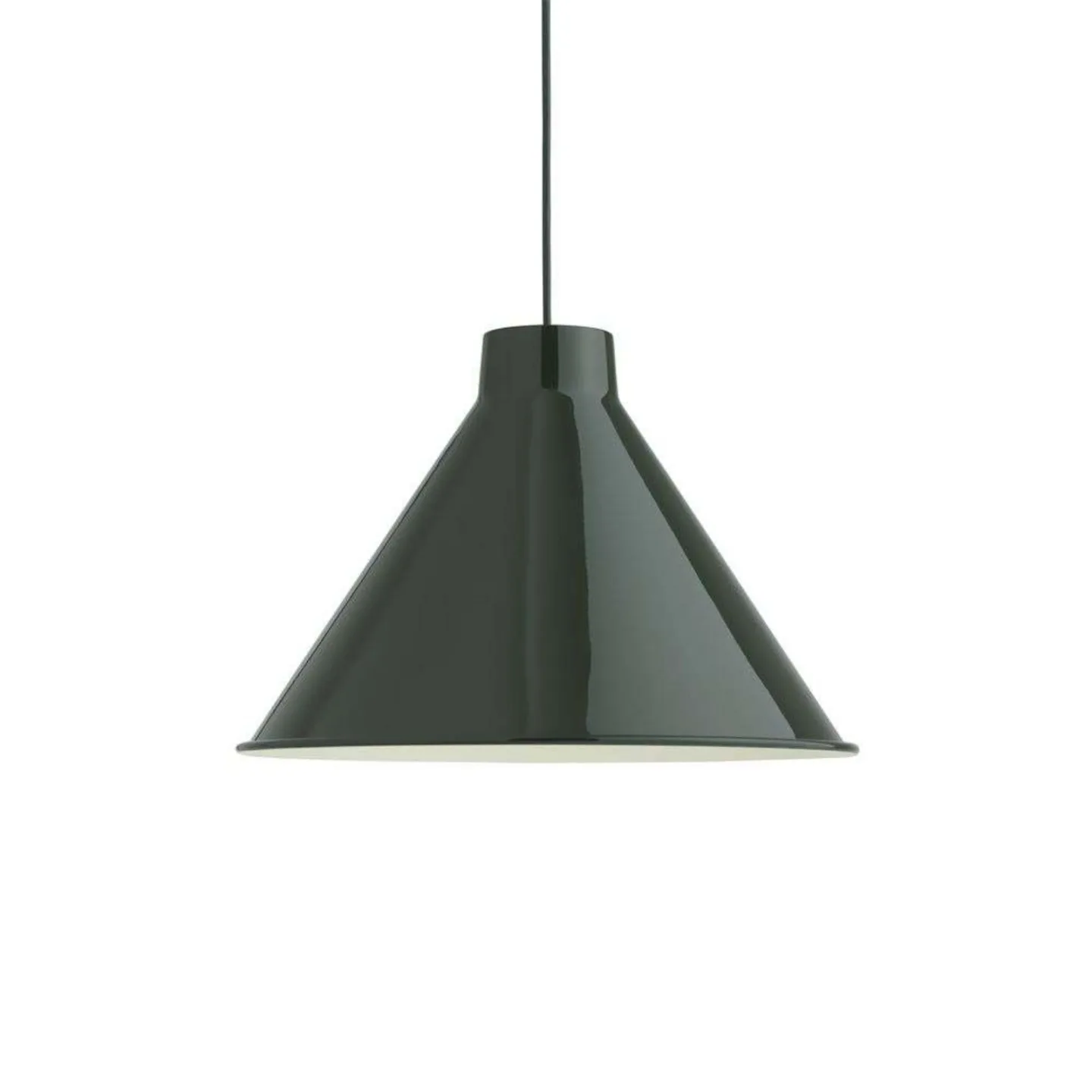 Top Taklampa Ø38 Dark Green - Muuto - Matsal - Design - Metall