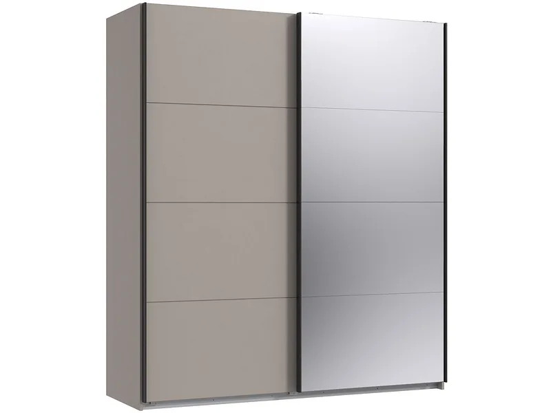 Schwebetürenschrank MIDNIGHT beige 2 Türen