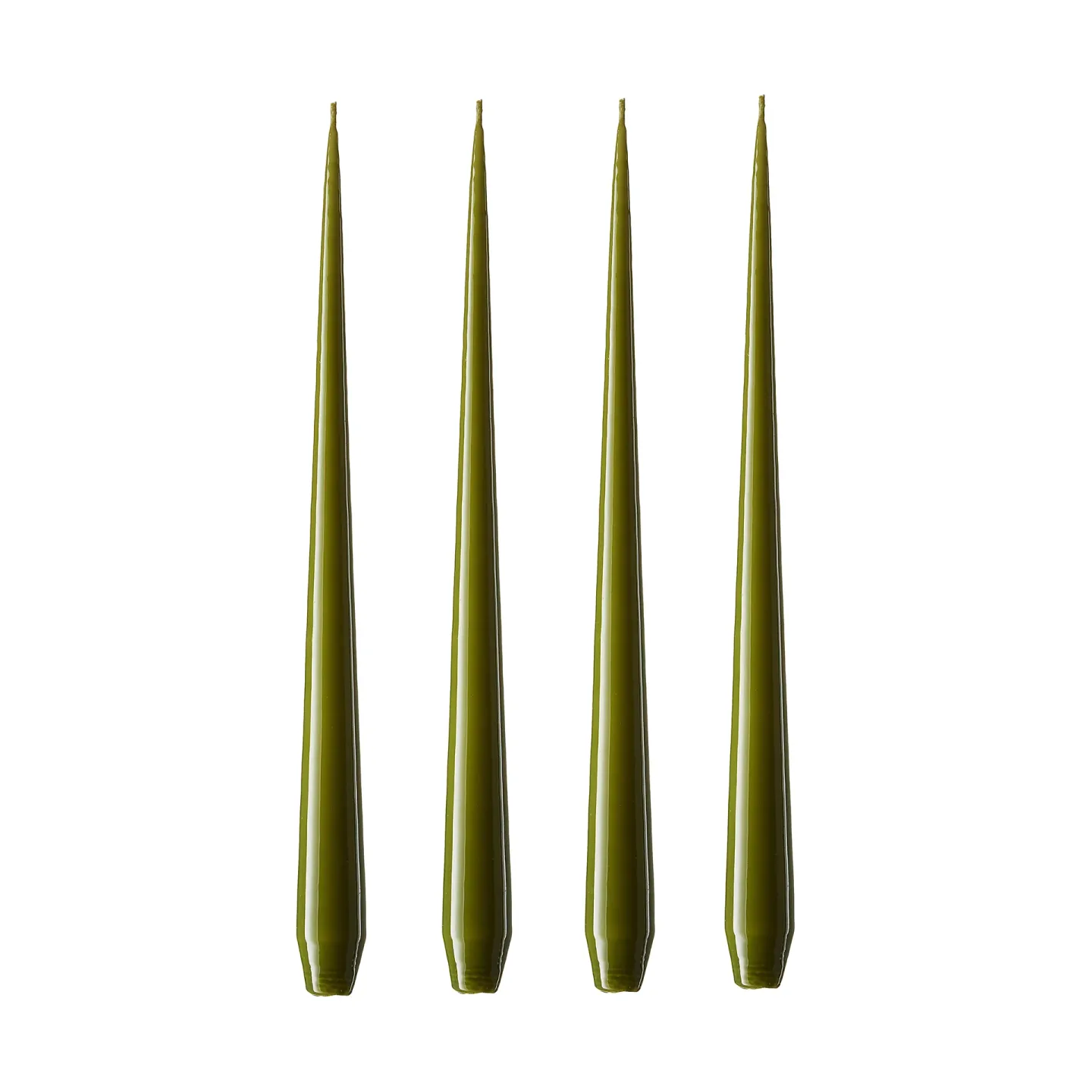 ester & erik ester & erik Kerze 4er Pack lackiert olive glow, 32 cm