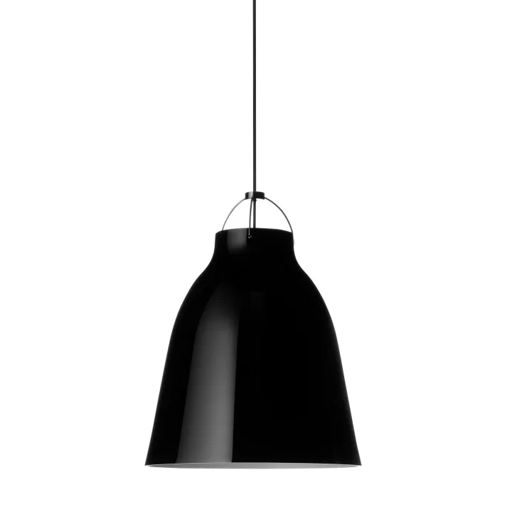 Caravaggio™ P3 Pendelleuchte SchwarzSchwarz - Fritz Hansen Caravaggio P3 - Wohnzimmer - Design - Metall - Einflammig