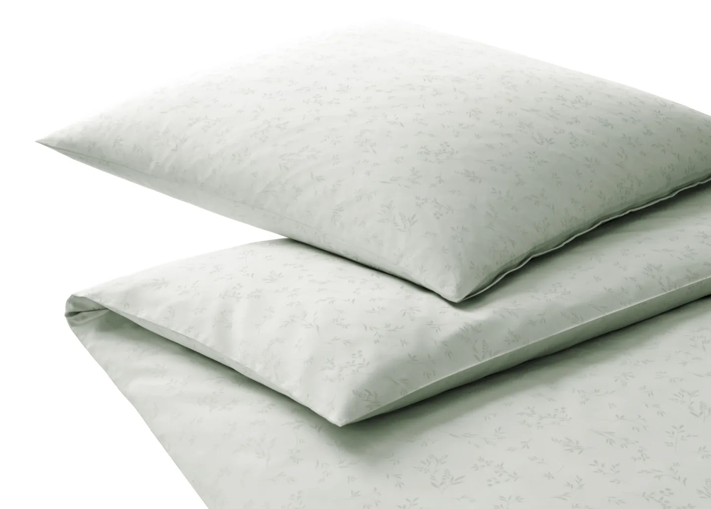 Elegante Bettwäsche Delight, Pastellgrün | Schubiger Möbel