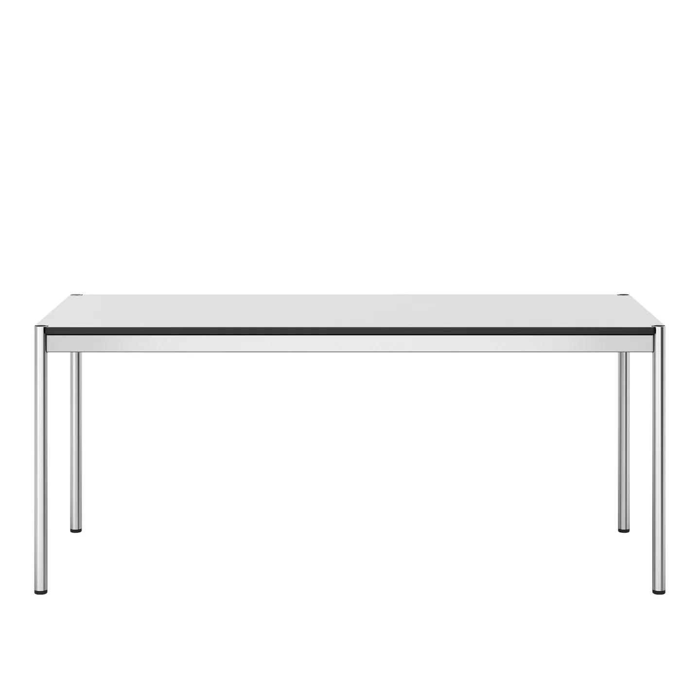 USM - USM Haller T69 02 Laminate Pearl Grey - Matbord - Fritz Haller & Paul Schärer - Brun - Metall
