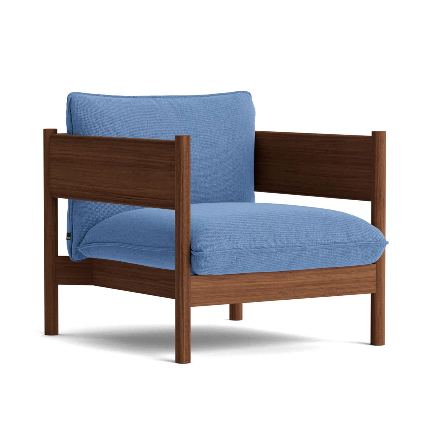 HAY - Arbour Club Armchair Re-Wool 758 / Oiled Waxed Walnut - Fåtöljer - Andreas Engesvik,Daniel Rybakken - Trä