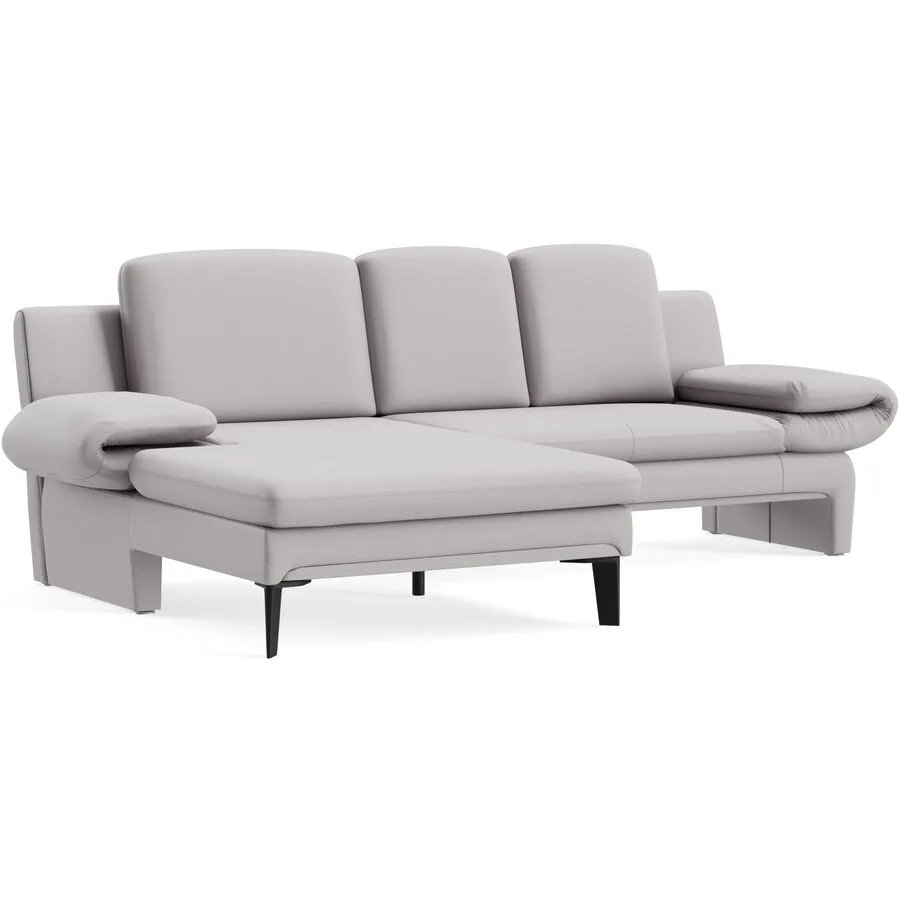 Ecksofa Astra Links Touch - 820 silver B 321 T 168 cm - Möbel Konfigurator: Traummöbel individuell zusammenstellen