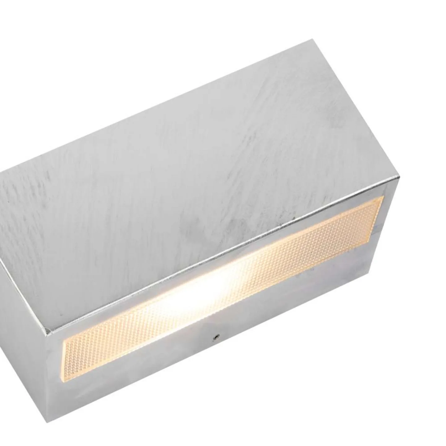 Asker Big Up/Down Utomhus Vägglampa Galvanized - Norlys - Terrass - Aluminium