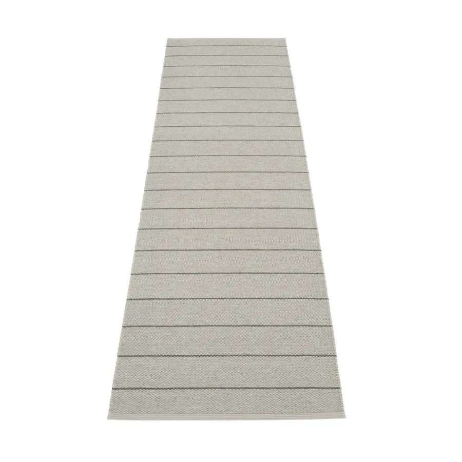 Pappelina Carl gångmatta warm grey/fossil grey, 70x180 cm