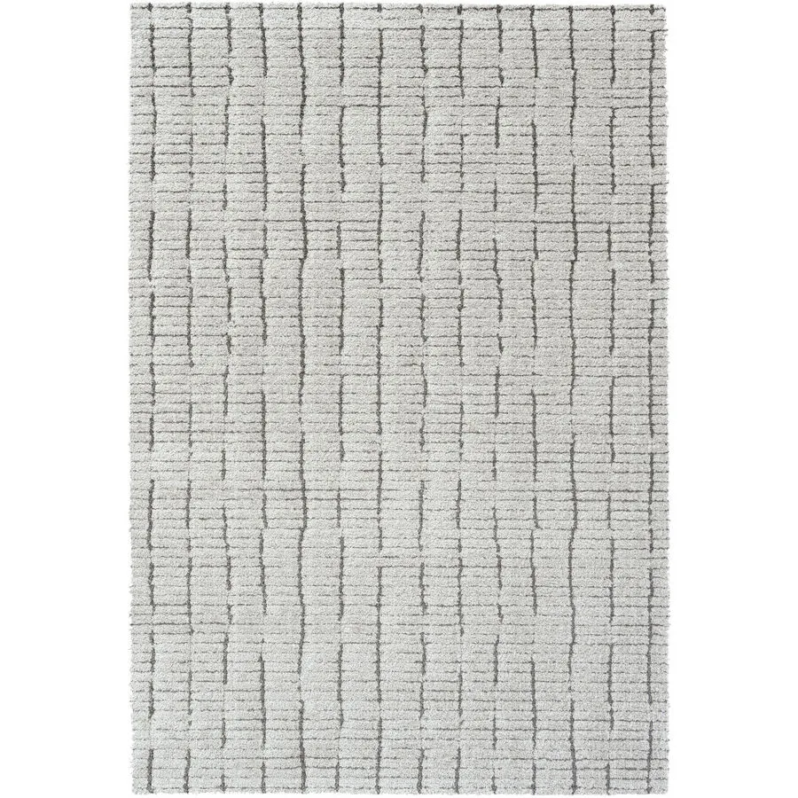 Teppich Vira Grau Polyester 160 cm 230 cm - Farbe: hellgrau