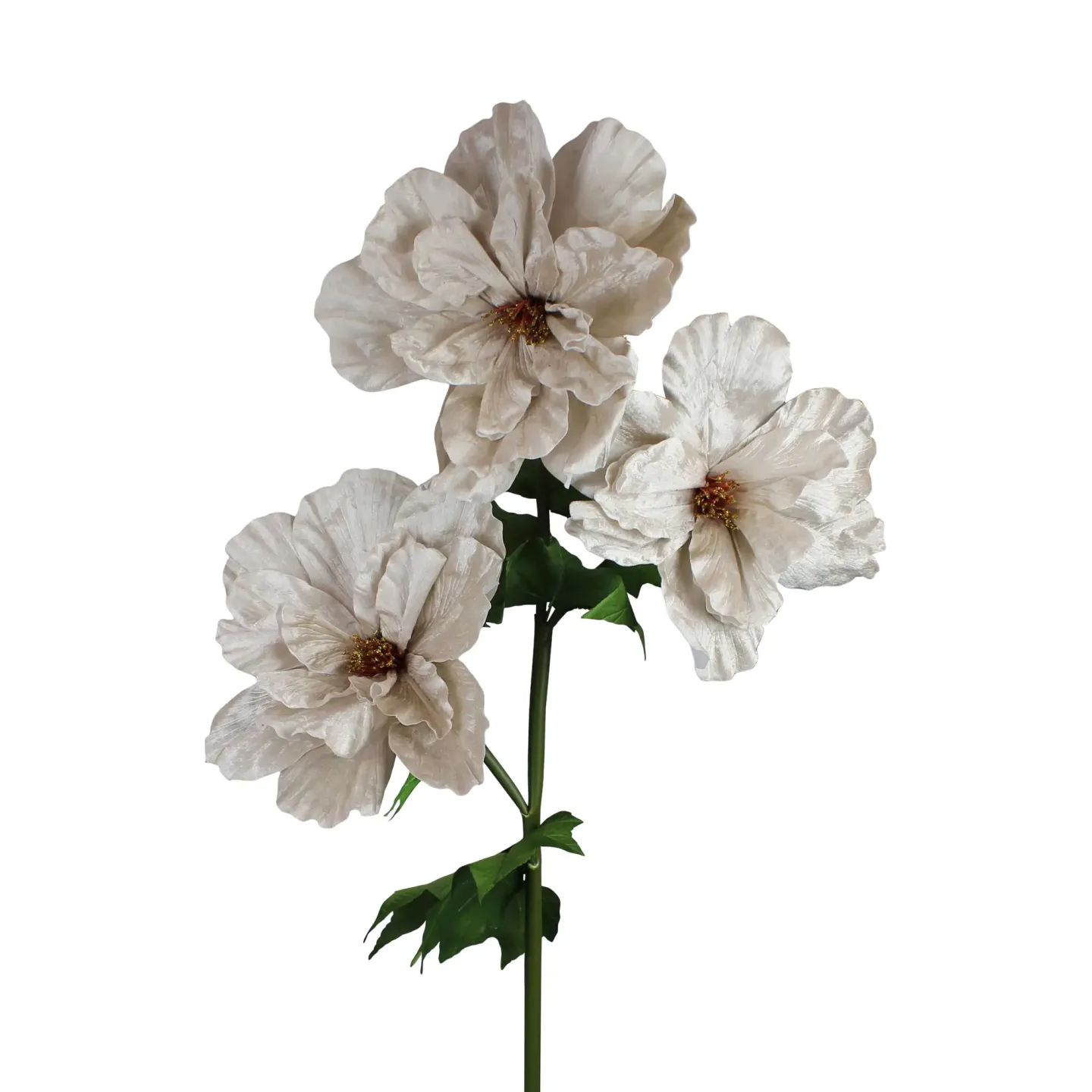 Decofinder Kunstblume Hibiskus Samt, Zartrosa | Schubiger Möbel