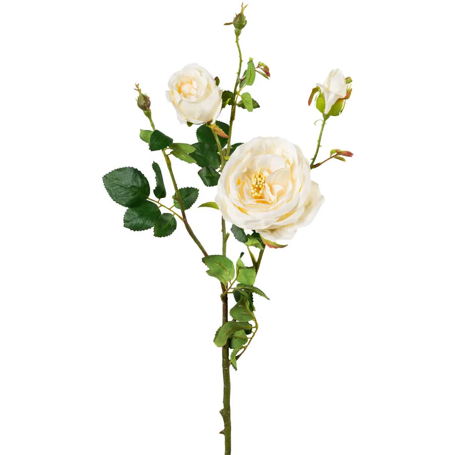 Kunstblume Natural & Feminine Glamour creme Kunststoff H 63 cm