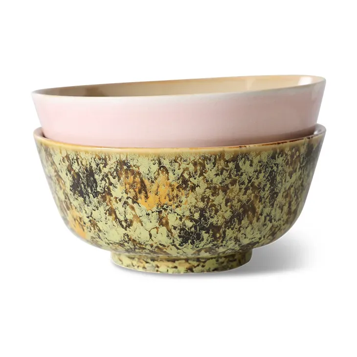 HKliving 70's Ramen-Schale Ø19 cm 2-teilig Ascend