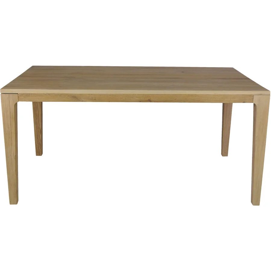 Esstisch ausziehbar Lazio Natur Eiche Massivholz B 160 T 90 cm - Möbel Konfigurator: Traummöbel individuell zusammenstellen