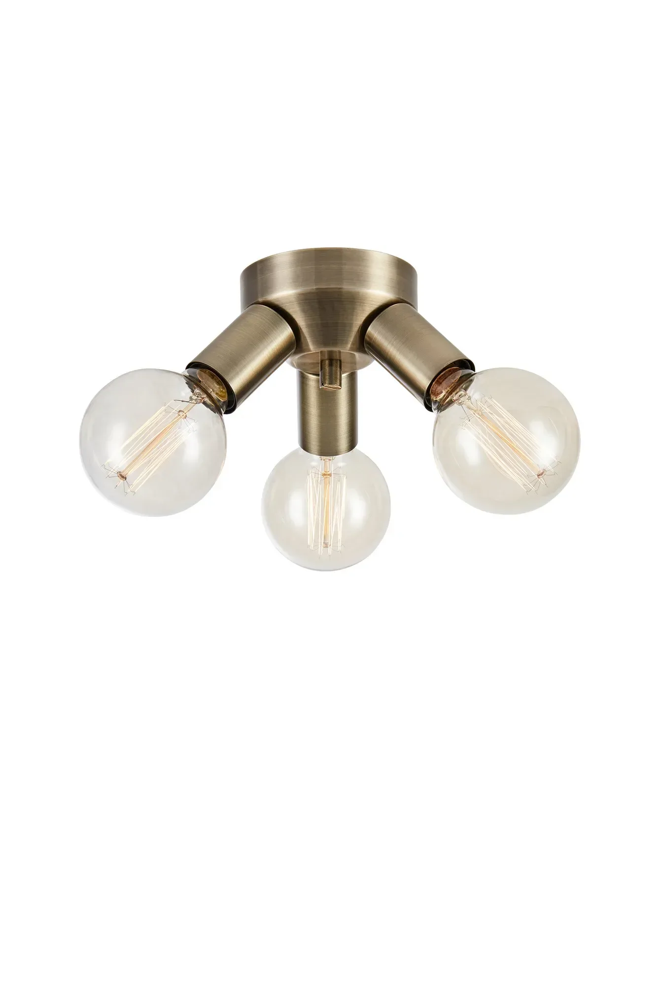 Mazzo Deckenlampe Messing 3 Lampen