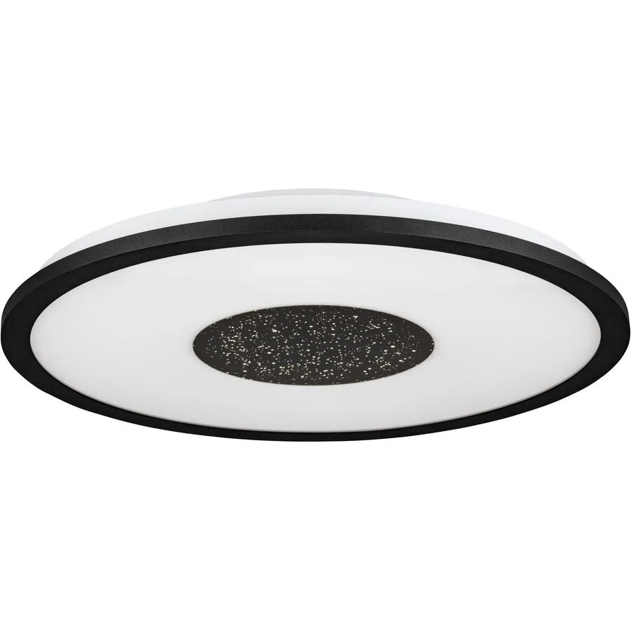 Eglo Deckenlampe Marmorata Schwarz/Weiss Aluminium/Stahl 45 cm 7 cm - LED - Lichtfarbe: Warmweiss - LED Energiesparlampen