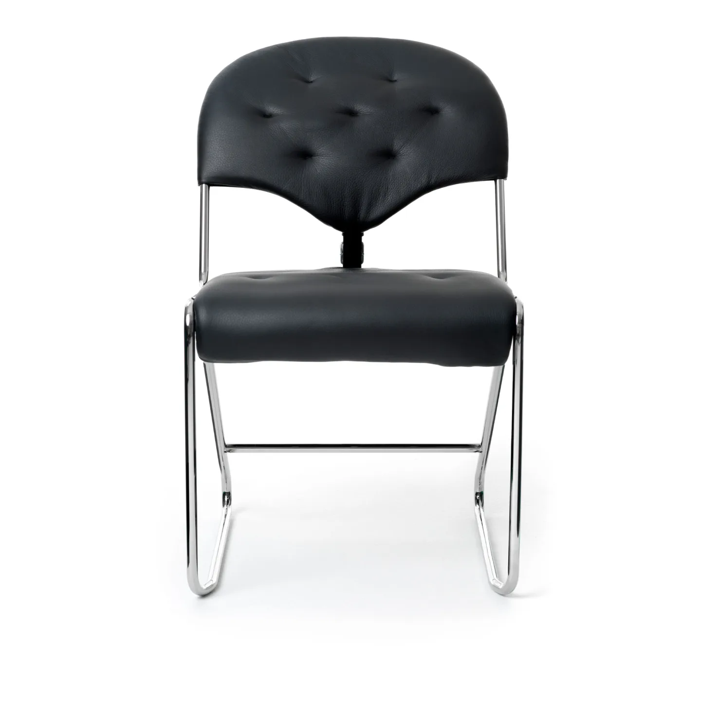 DUX - Sam Stol, Classic Soft 88 - Matstolar - Sam Larsson - Svart - Läder/Metall/Textilmaterial