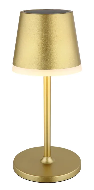 Globo Lighting - Bordslampa LED - Solcellslampa - Guld