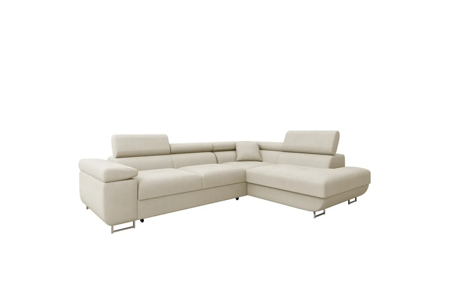 Gabina Soffa med Schäslong 3-sits - Beige