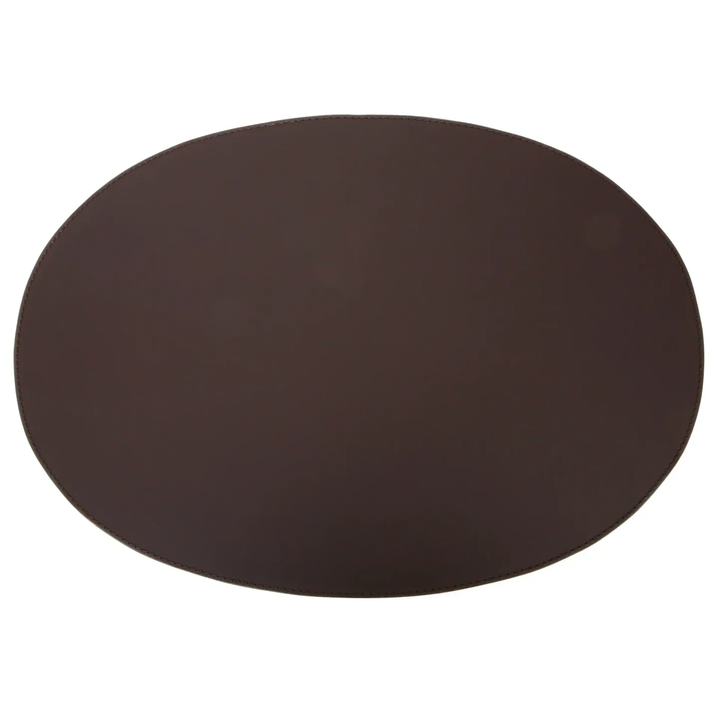 Ørskov Ørskov bordstablett läder oval 47x34 cm Chocolate