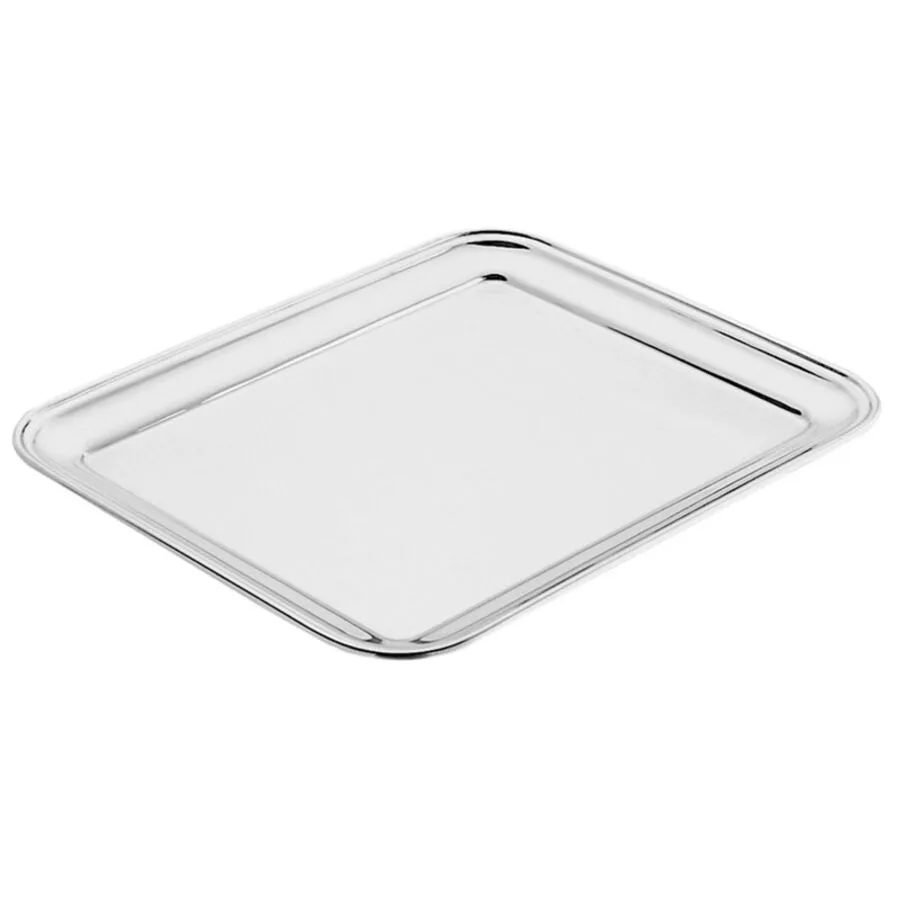 Diverse Tablett Pintinox Edelstahl 18/10 Edelstahl Rechteckig B 32 T 25 cm