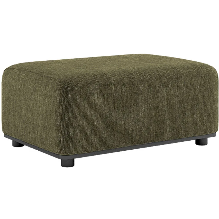 SACKit Loungeelement Cobana olive Textilien/Alu Ramen H 40 cm Wasserabweisend