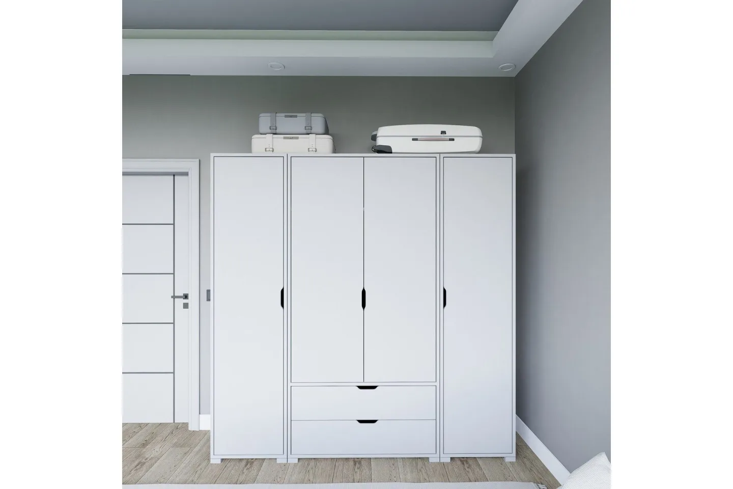 Durusu Garderob 170x183 cm - Mattvit