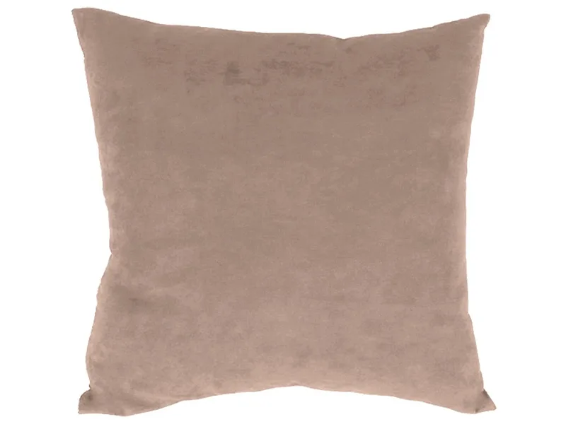 Kissen MILANO 40x40cm taupe unifarben