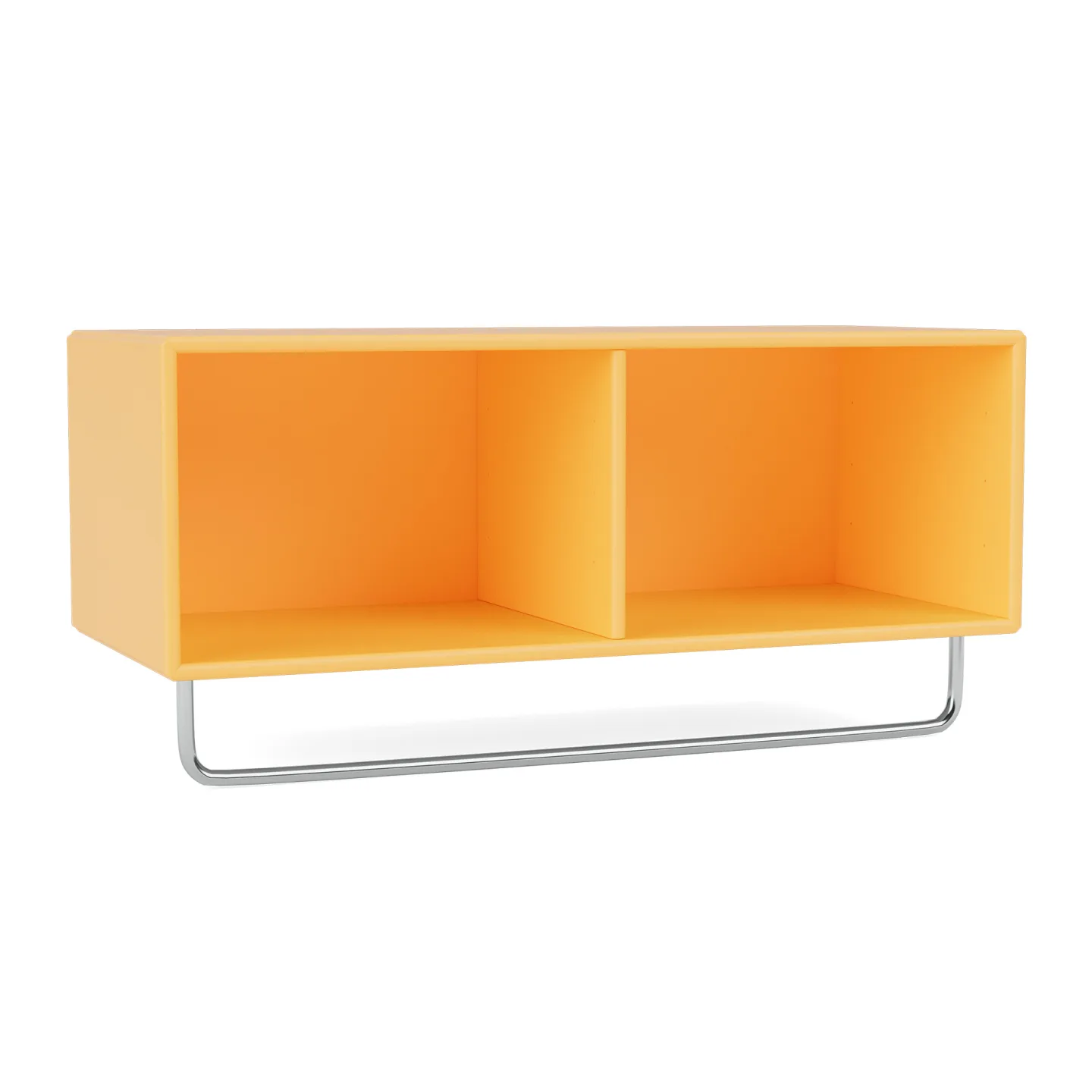 Montana - Coat Shelf With Clothes Rack 141-Truffle 04 Suspension Rails - Hatthyllor och skohyllor - Peter J. Lassen - Beige - Trä