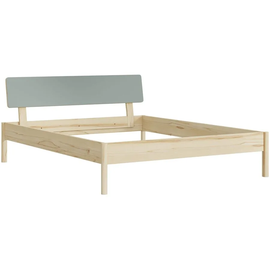 Bett Lund Kernbuche Massivholz Massivholz 160 x 200 cm - Möbel Konfigurator: Traummöbel individuell zusammenstellen